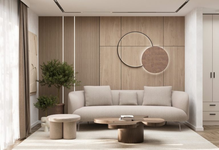 طراحی نشیمن و کمد دیواری