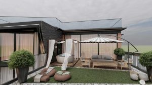 طراحی تراس لاکچری