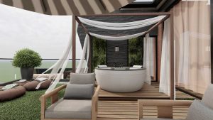 طراحی تراس لوکس