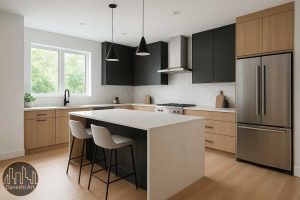 آشپزخانه ویلای رامسر