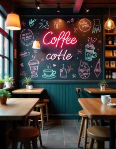 دکور کافه کوچک