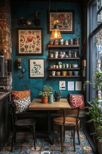 دکور کافه کوچک سبک کلاسیک