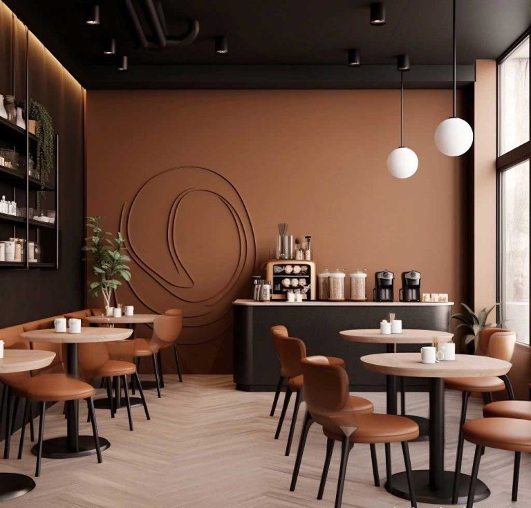 رنگبندی و مبلمان کافی شاپ