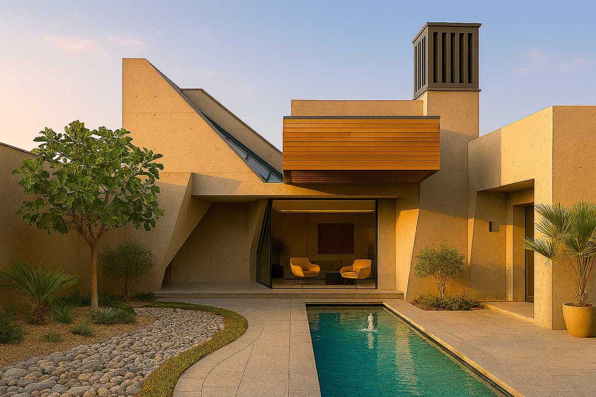 ساخت ویلا مدرن در یزد