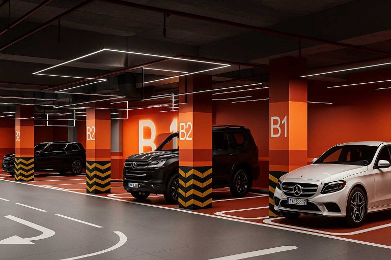 ضوابط طراحی پارکینگ