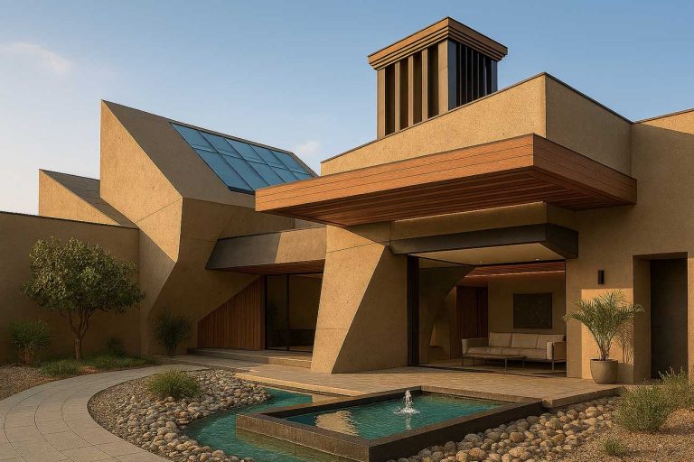 طراحی ویلا مدرن در یزد