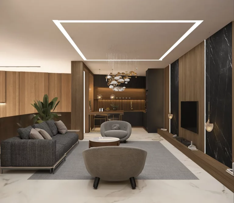 طراحی داخلی نشیمن دوبلکس