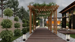 طراحی پرگولا